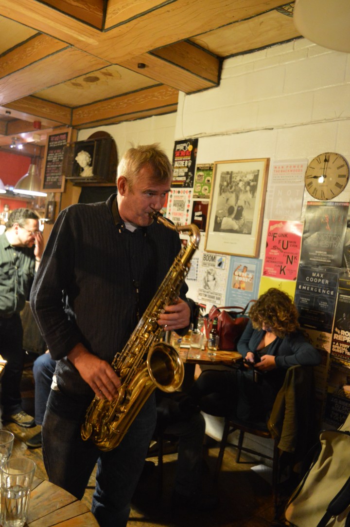 James Gilbert - Jazz saxophone- Troyganic jazz jam- Jazz jams in London - Jazz drums - Jazz music - Live music in London East