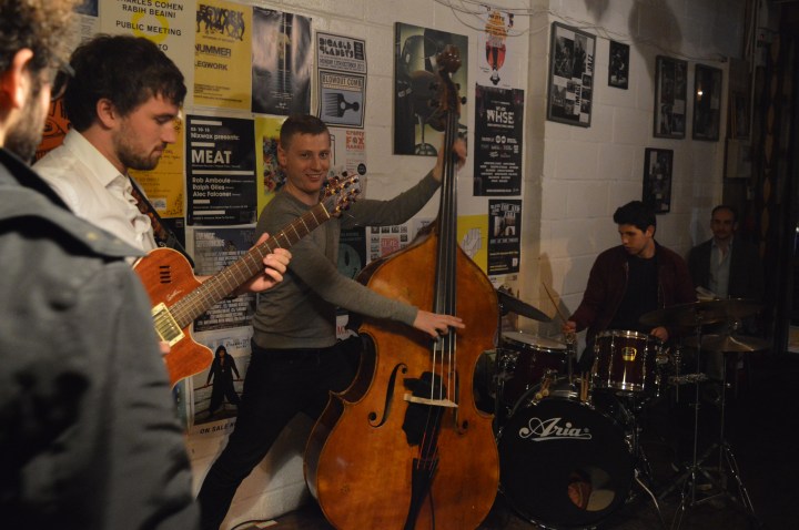 Ashley De Neef - bass - Troyganic jazz jam - Jazz jam London - Shoreditch live music - saturday live music London