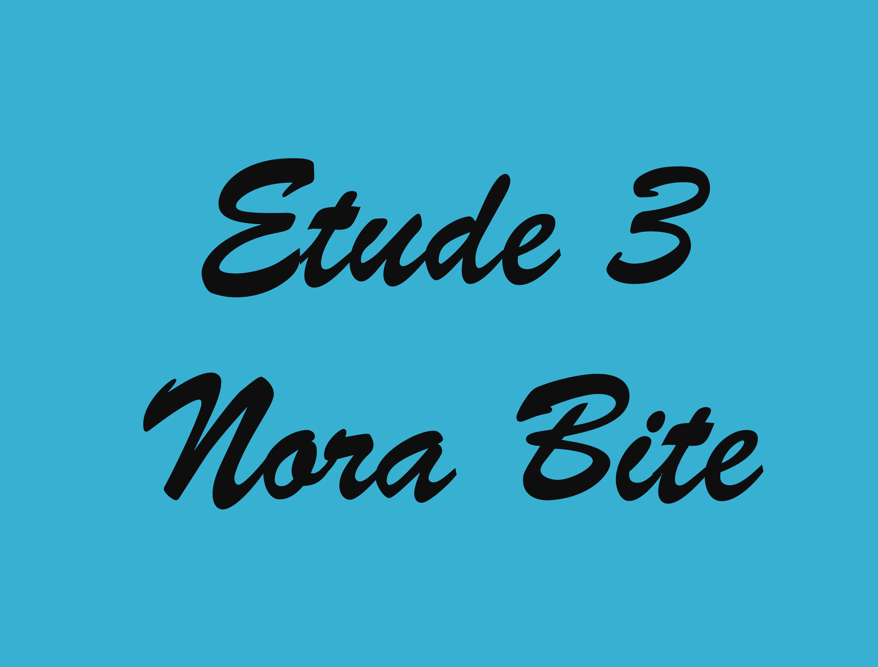 etude 3